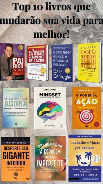 livros para desenvolvimento pessoal
