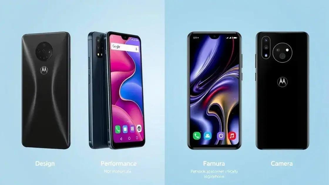 Comparativo com outros smartphones dobráveis