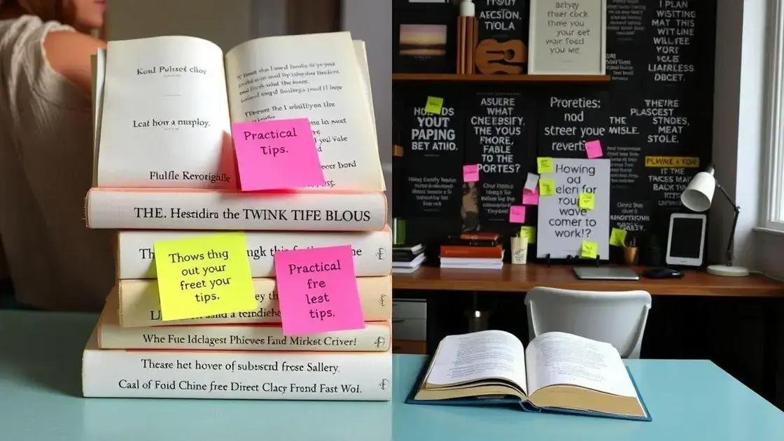 Dicas práticas extraídas de livros de sucesso