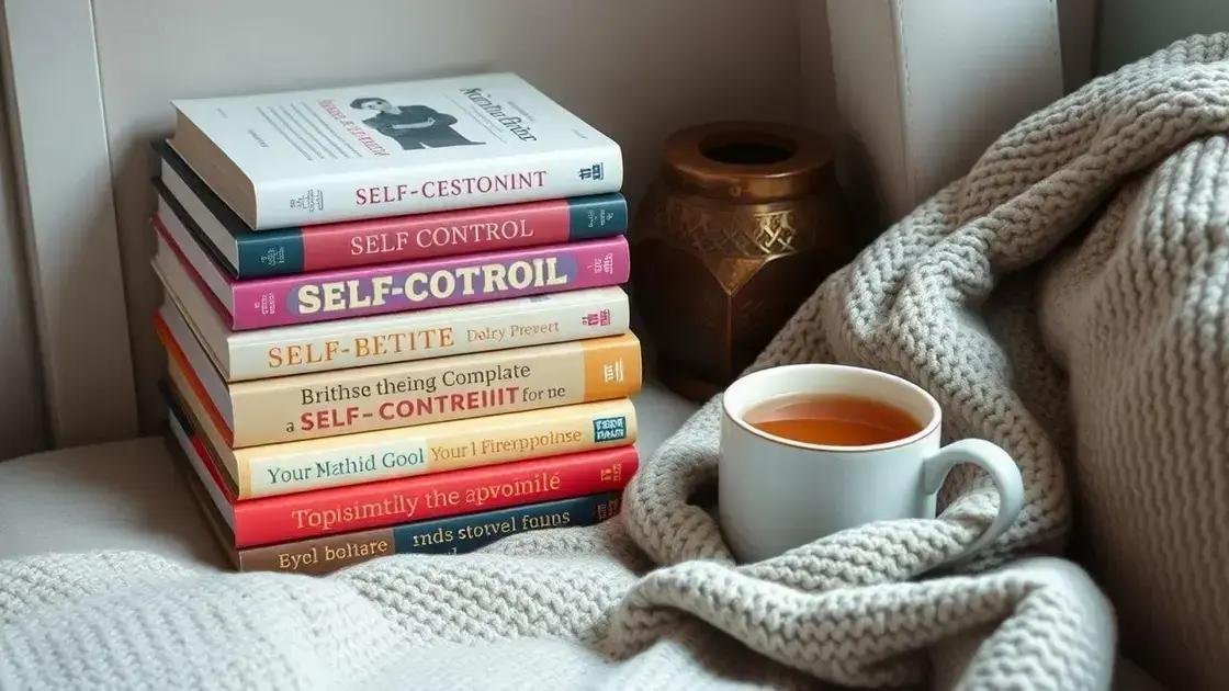 Benefícios de ler sobre autocontrole e autoestima