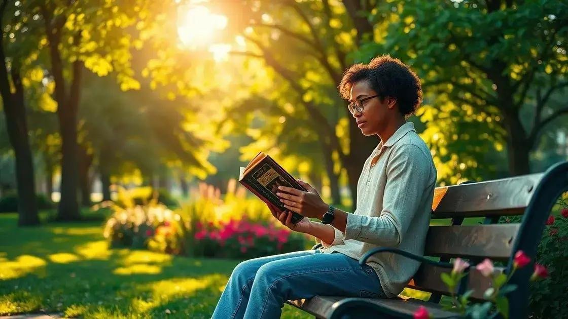 Principais benefícios da leitura para a autoestima