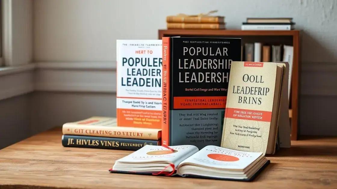 Livros sobre como desenvolver habilidades de liderança para transformar sua carreira