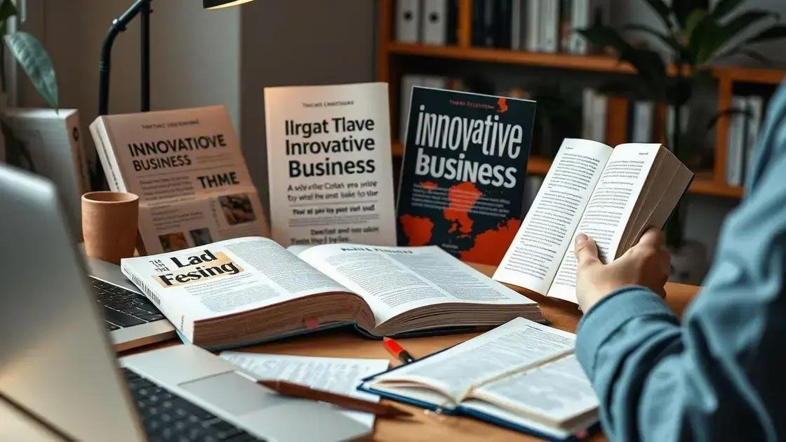 Como escolher um livro para aprender sobre negócios inovadores