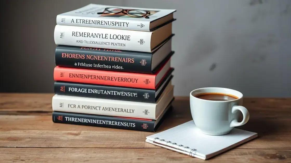 Livros sobre como lidar com fracassos e persistir nos negócios