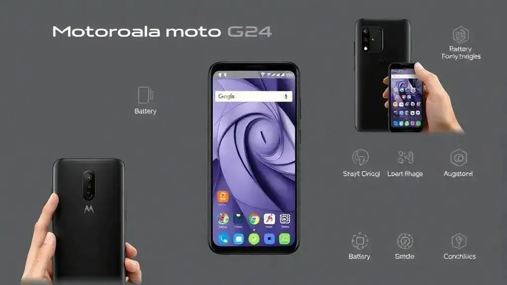 Recursos e funcionalidades do Moto G24