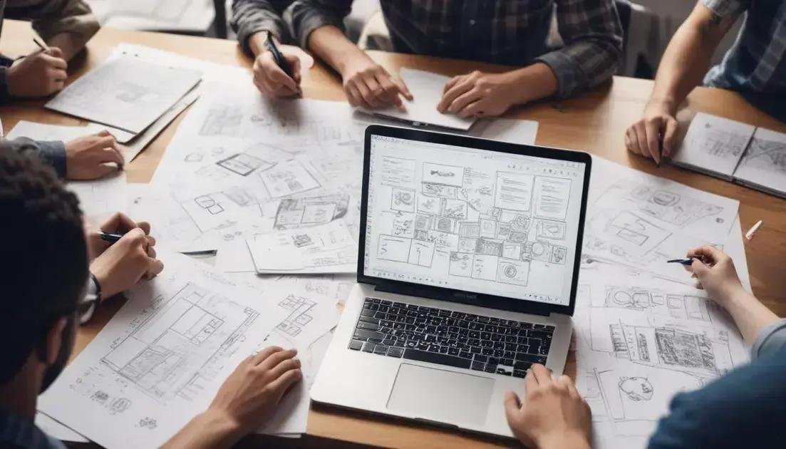 Principais etapas do processo de criação