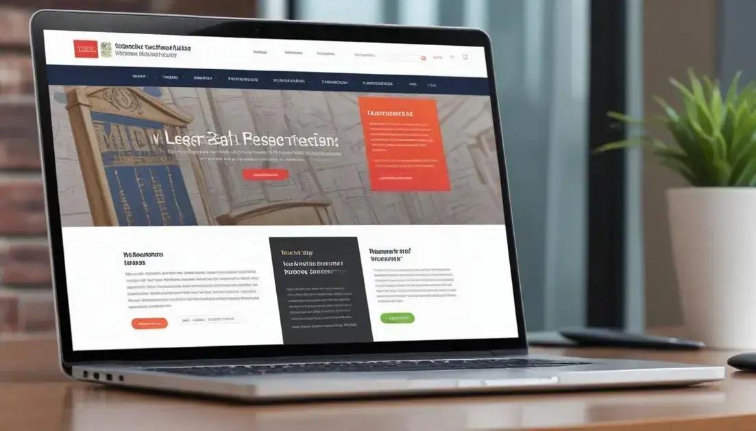 Elementos essenciais de um site jurídico