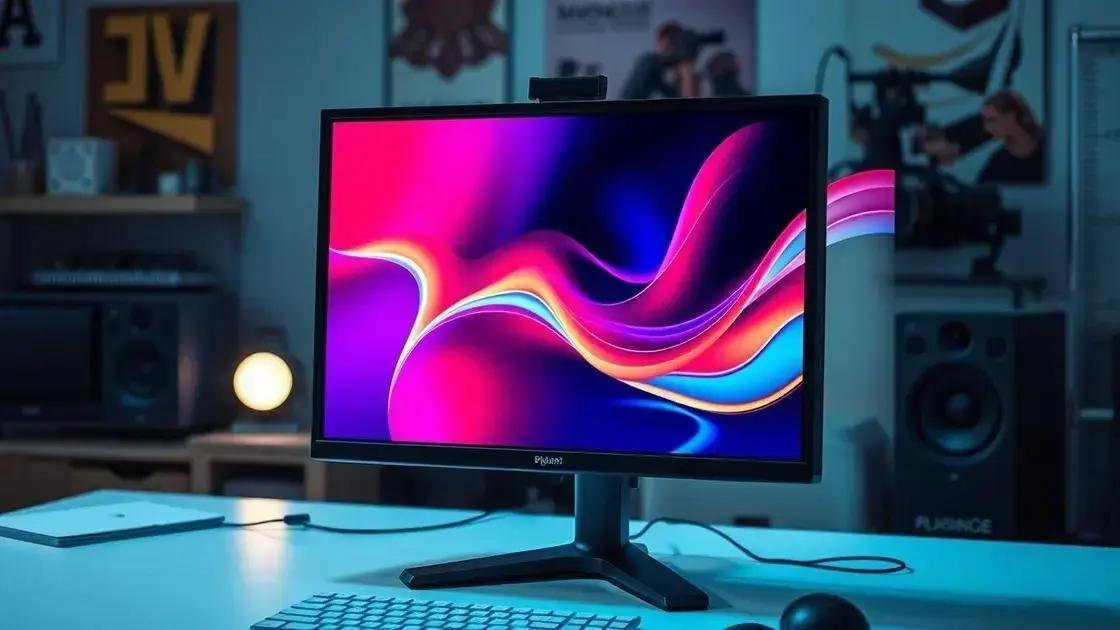 Monitor com alta precisão de cores: descubra os melhores modelos de 2025