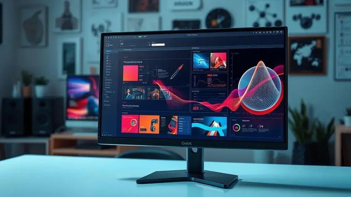 Monitor 4k para design: descubra os melhores modelos de 2025