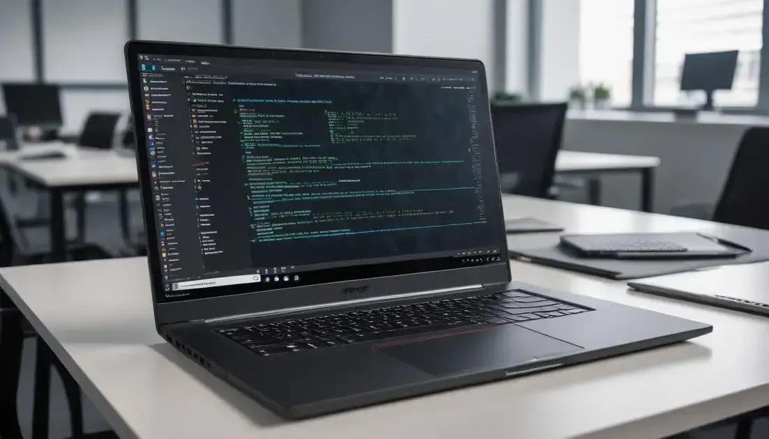 Notebook com 32GB RAM para projetos pesados: desempenho e eficiência